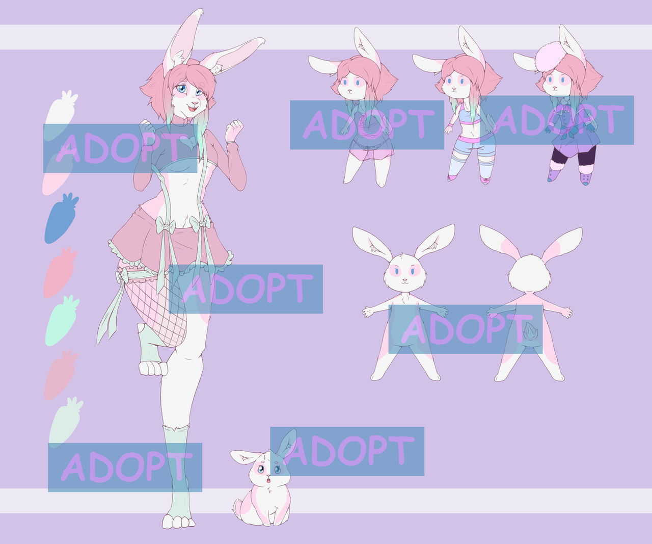 Deviantart Adoptable Rabbit Racer Rabbit adopt (Sold) by 0NariChan0 on DeviantArt