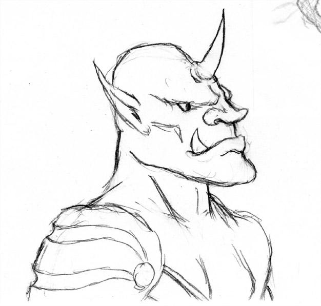 Generic demon face by battlestarooo on DeviantArt