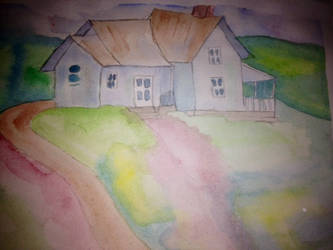 Watercolor House