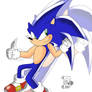 Sonic The Hedgehog - Color Sketch