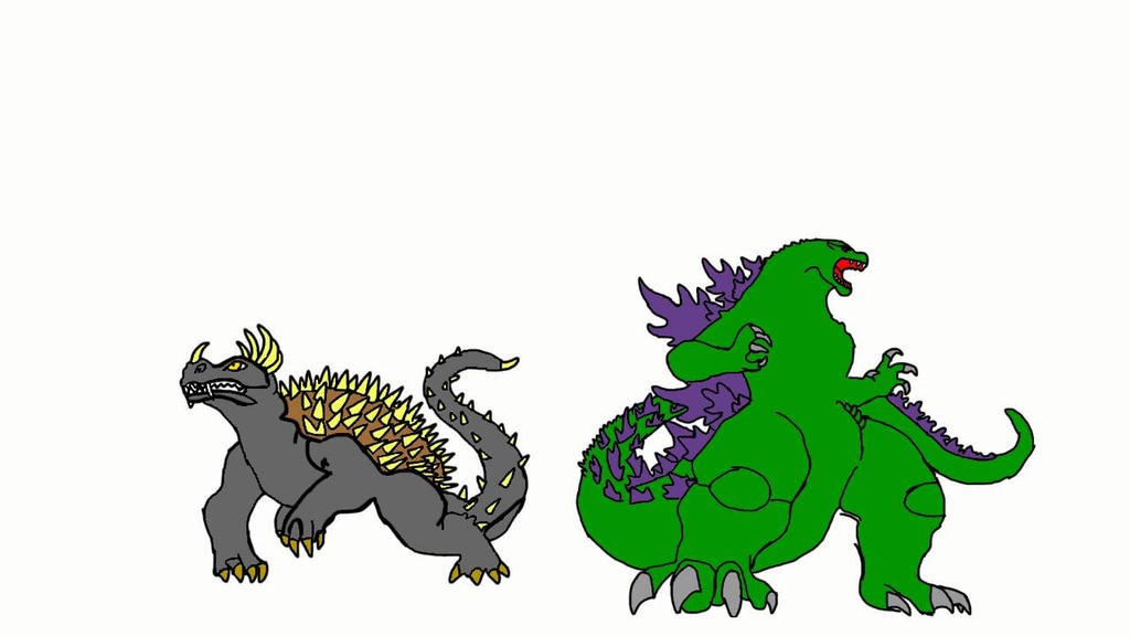 Godzilla Rivals Anguirus Godzilla and Anguirus: Never surrender by Zillatamer1995 on DeviantArt