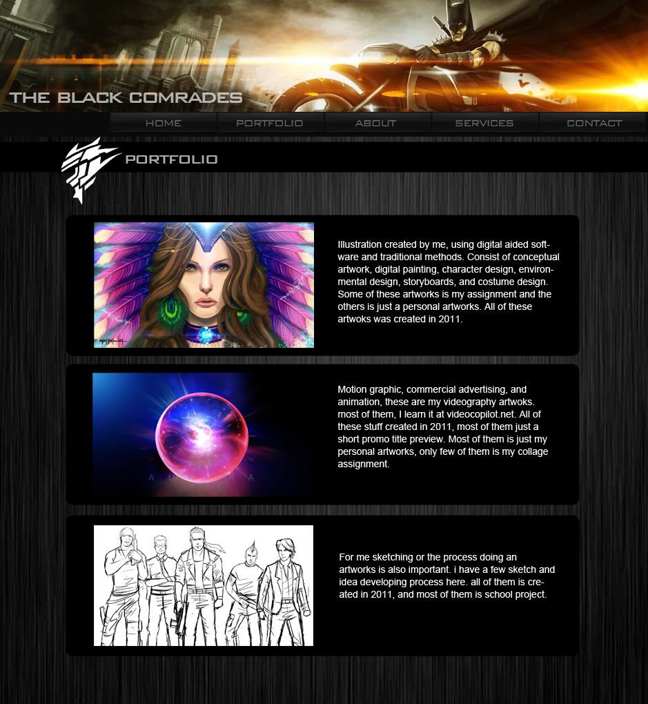 MY PORTFOLIO WEBSITE DESIGN