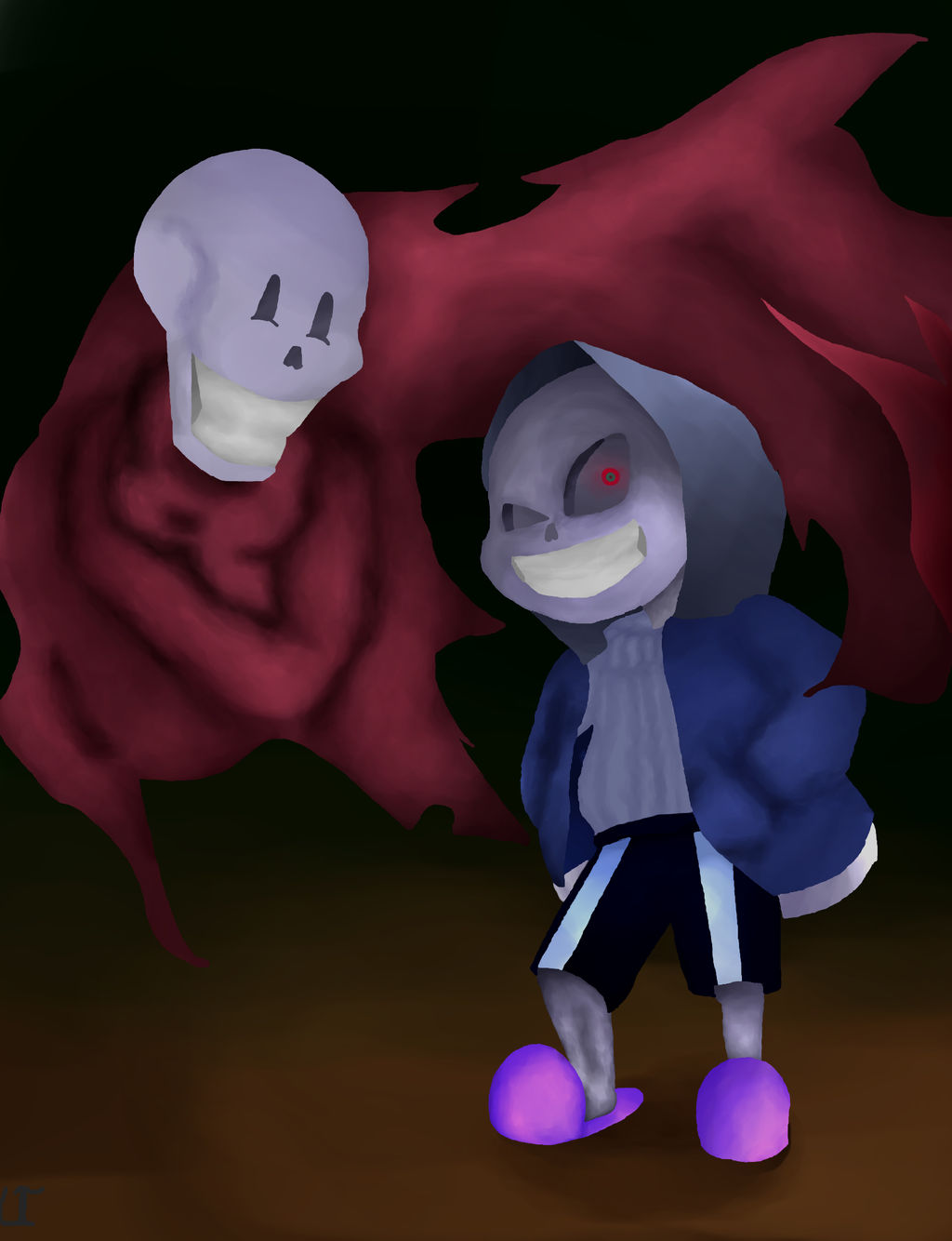 Dusttale Sans. by lLemonTeal on DeviantArt