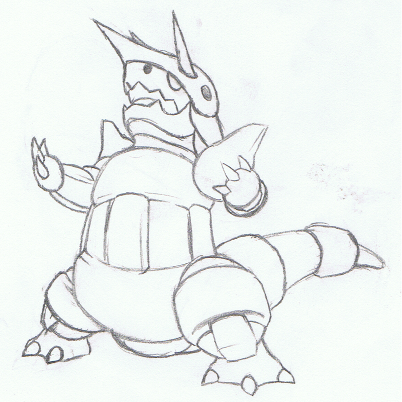 Pokemon Aggron Sketch