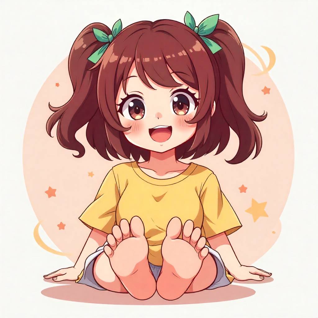 Fanime Feet Anime girl showing her feet by banananuchemonquinuc on DeviantArt