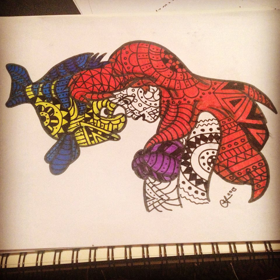 Little mermaid Zendoodle by chrissy989 on DeviantArt