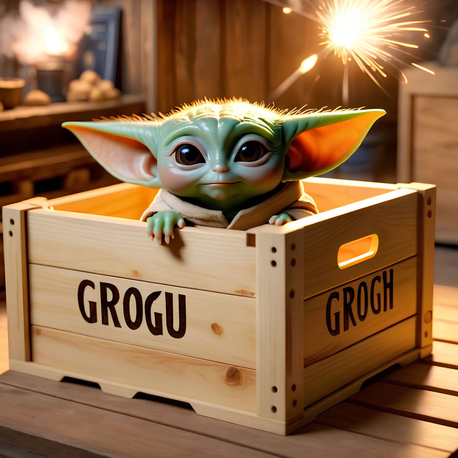 Grogu preparing for the 4th 01 by Warpathic on DeviantArt