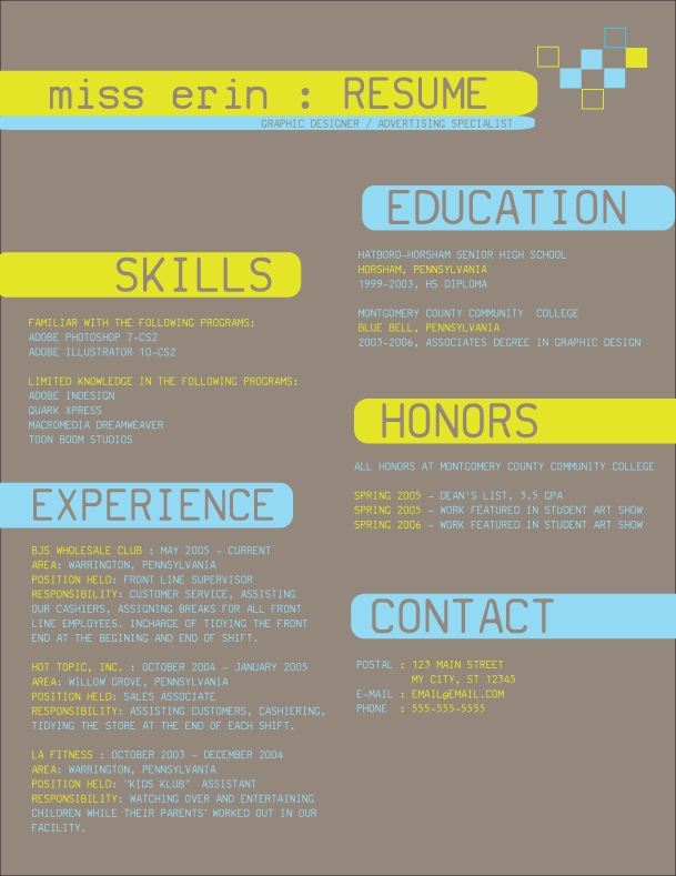 Resume design 2