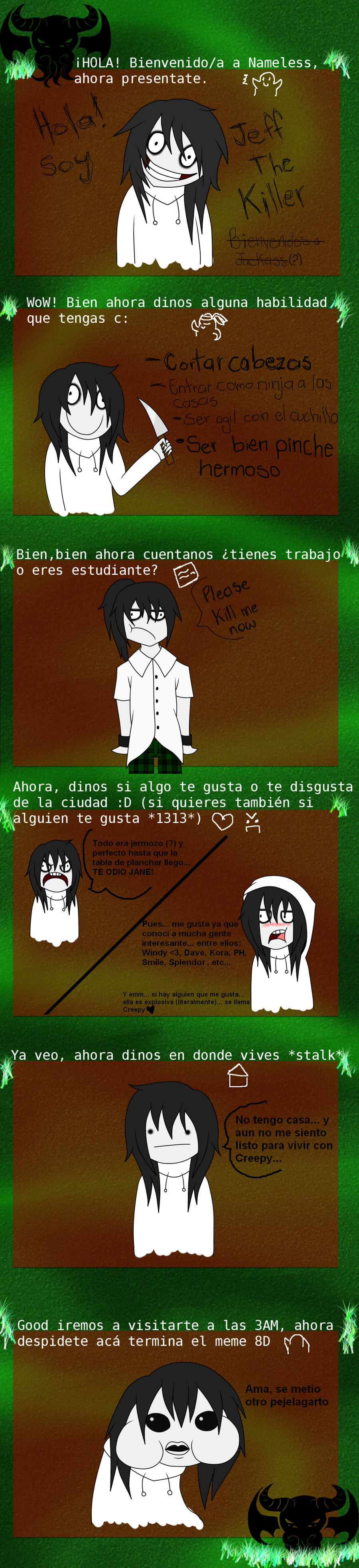 Meme - Jeff The Killer NMC