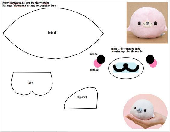 Seal Round Plush free Pattern By Plushfreak On DeviantArt seal-round-plush-free-pattern-by-plushfreak-on-deviantart