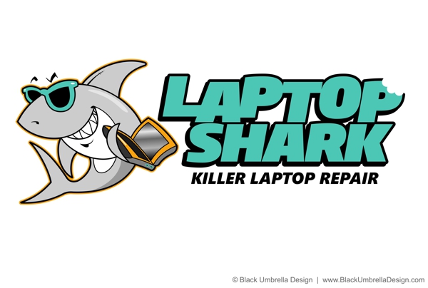 Laptop Shark Logo