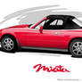 Mazda Miata Vector Illustration