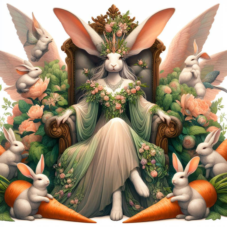 Rabbit Goddess 4 by Bookman333 on DeviantArt