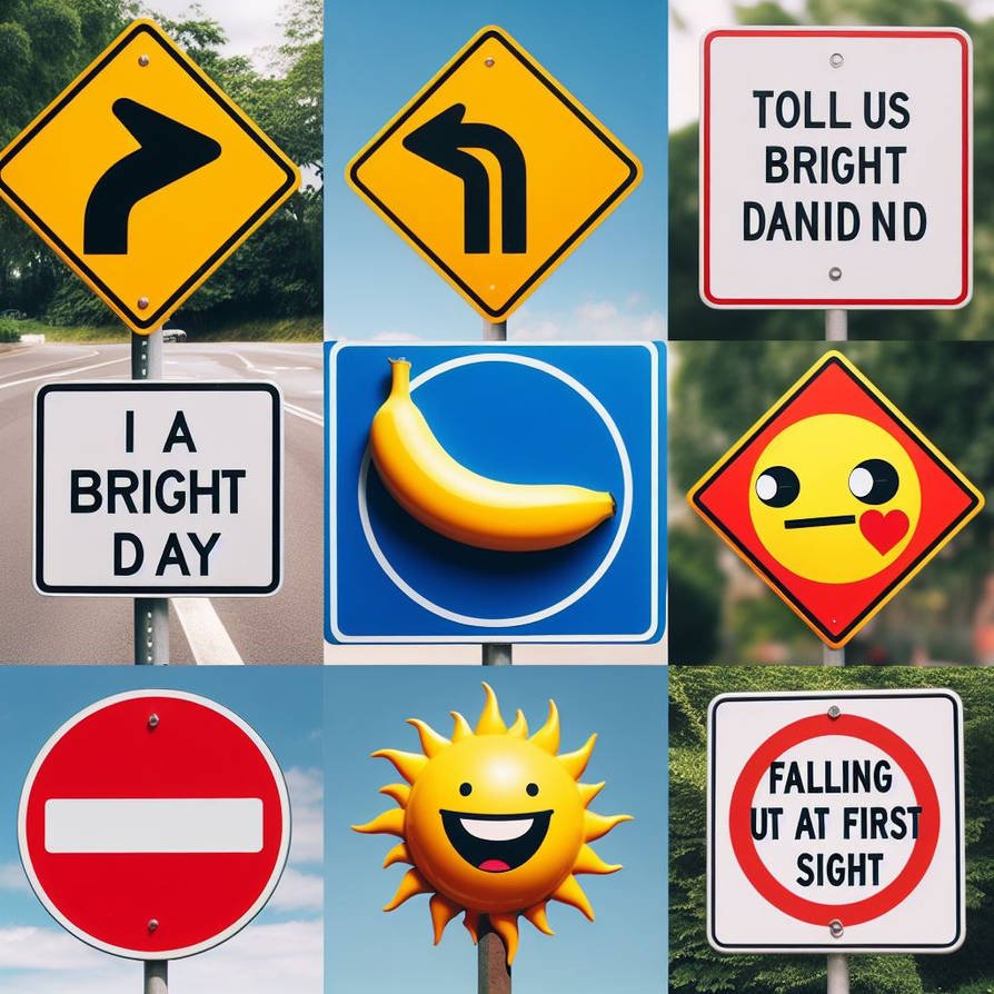 Punny signs by Bookman333 on DeviantArt