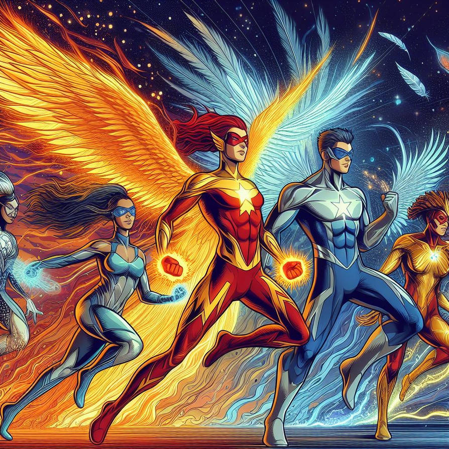 Phenix force superheroes 2 by Bookman333 on DeviantArt