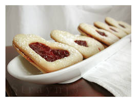 Shortbread Jam Cookie Thrice