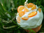 Orange Spring Cupcake by Straynj3