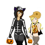 Milli and Lily: Private collab, happy halloween!