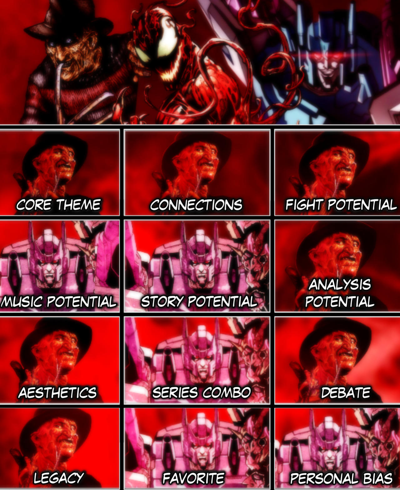 Carnage Matchup Comparison By Sarkpage On DeviantArt carnage-matchup-comparison-by-sarkpage-on-deviantart