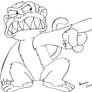 Evil Monkey Sketch