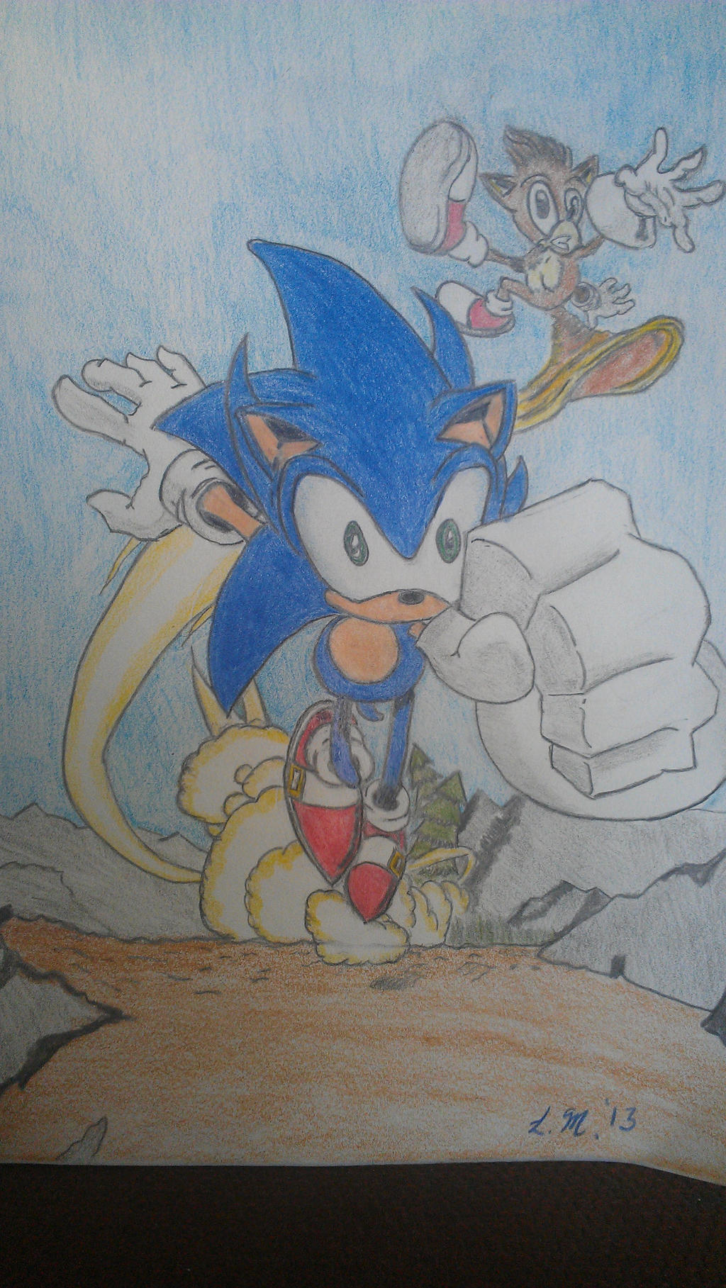 Sonic and Tails Fan art by cheekymonkey2014 on DeviantArt