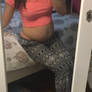 After dinner belly in pajamas! :)