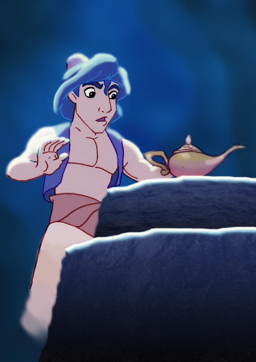 Aladdin and the lamp