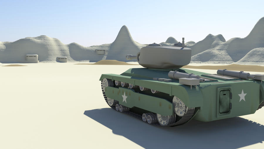 Tank Battle Animation Still WIP by TsoDynasty on DeviantArt