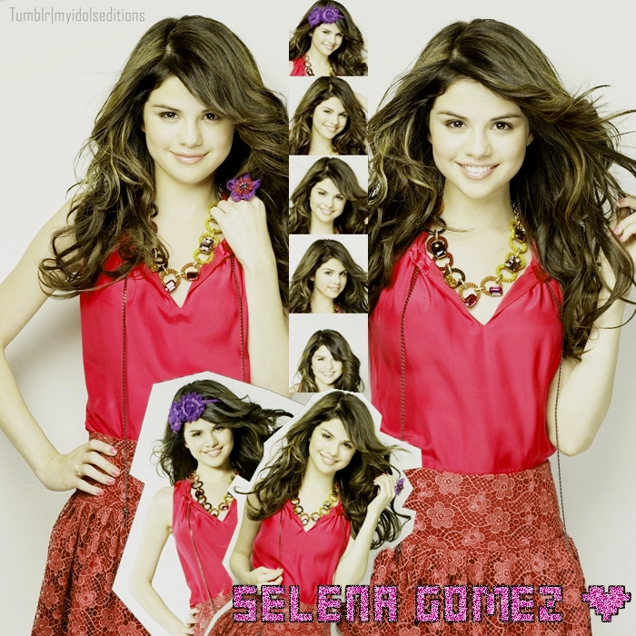 Blend de Selena Gomez hecho en Photoscape