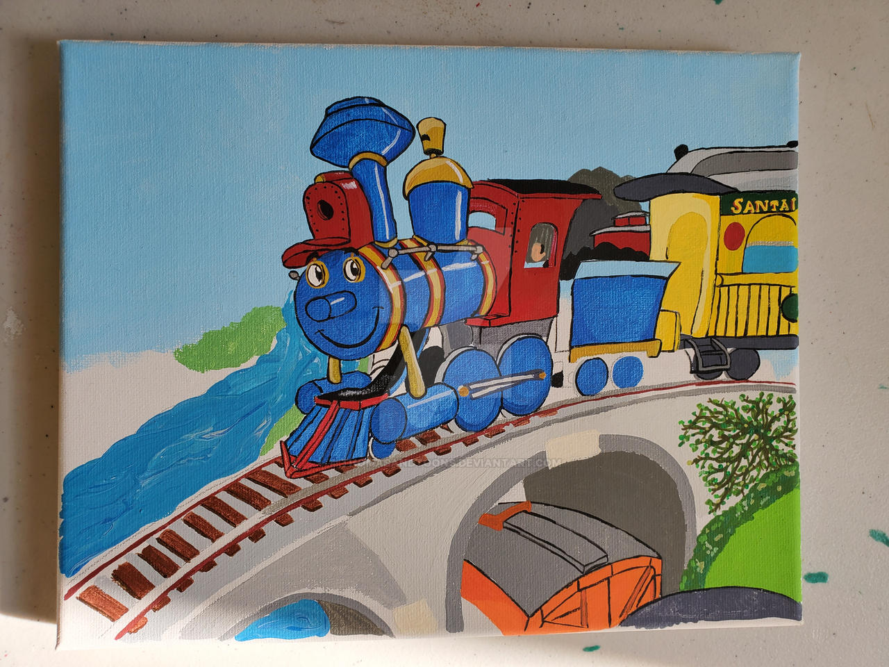 Casey Jr Rise Comic An untitled Casey Jr. painting (ver. 7) by Thomasandtoons on DeviantArt