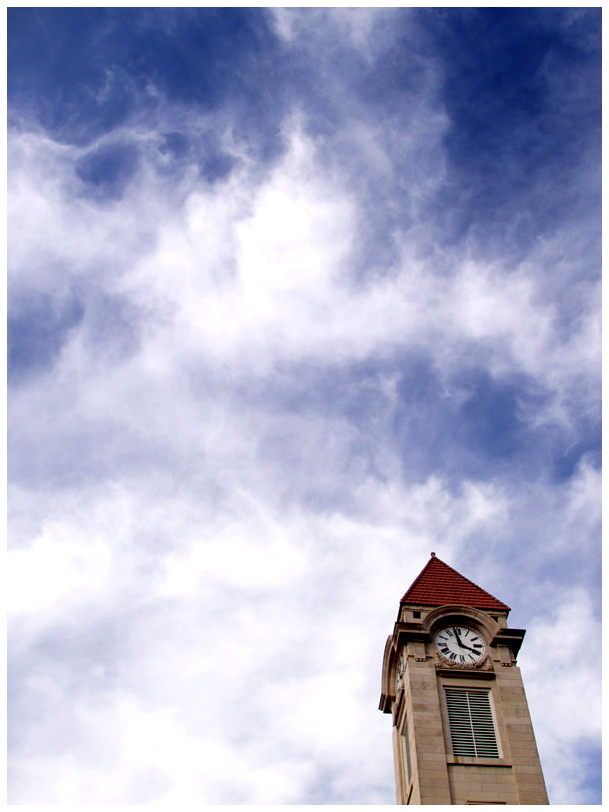 Clock and Clouds