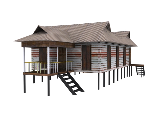 Rumah Kampung Melayu 2 by DinieShuhaimi on DeviantArt