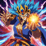 Image of Exodia  firing a Blue Fireball from his H