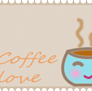 Coffee love stamp