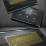 Old Style Plaque Business Card Template