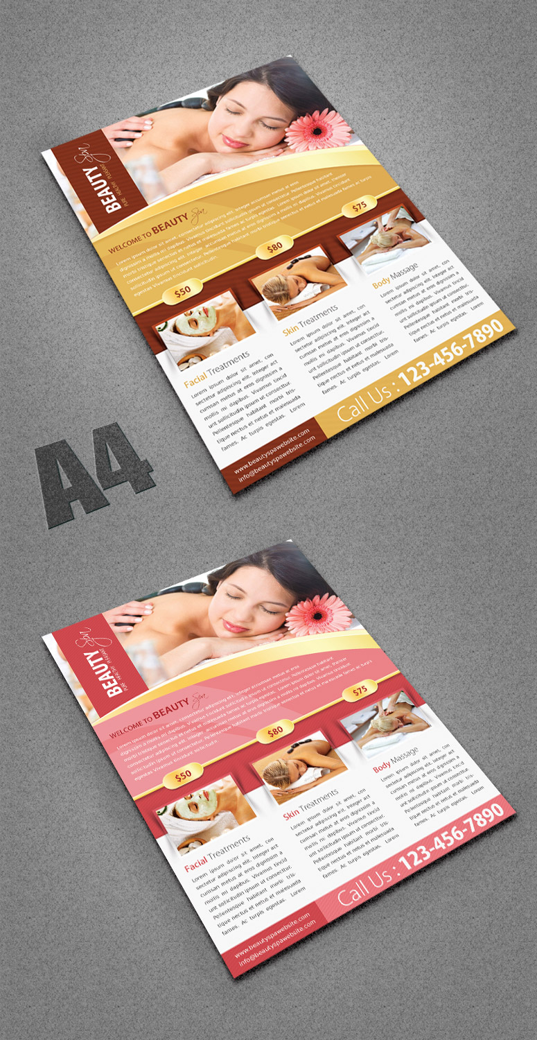 Beauty Spa Flyer Template