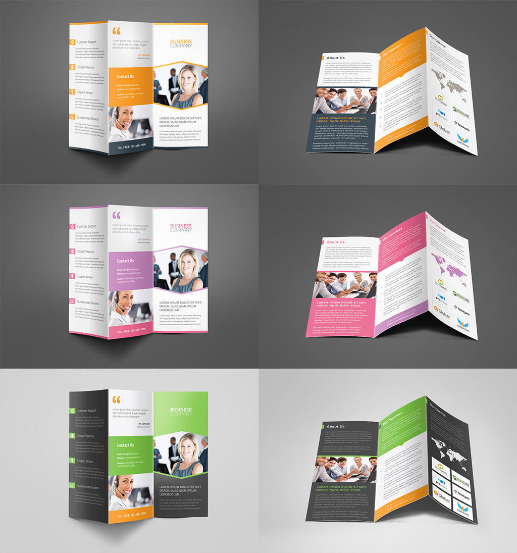 Corporate Business Trifold Brochure