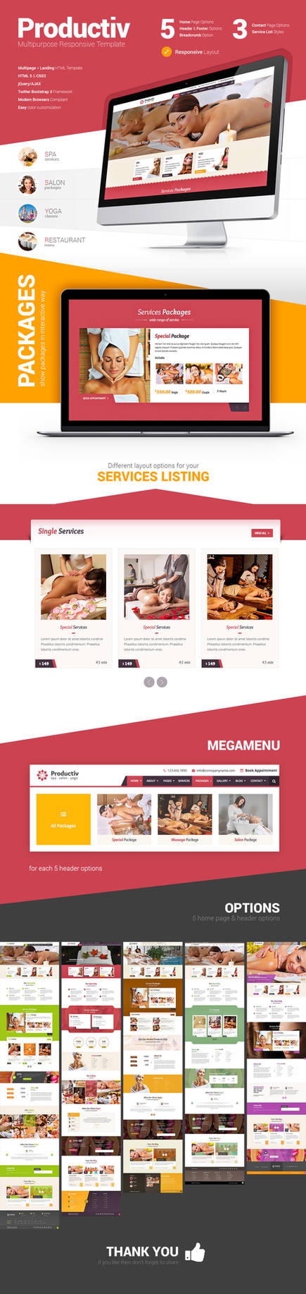 Productiv Responsive Template by Saptarang