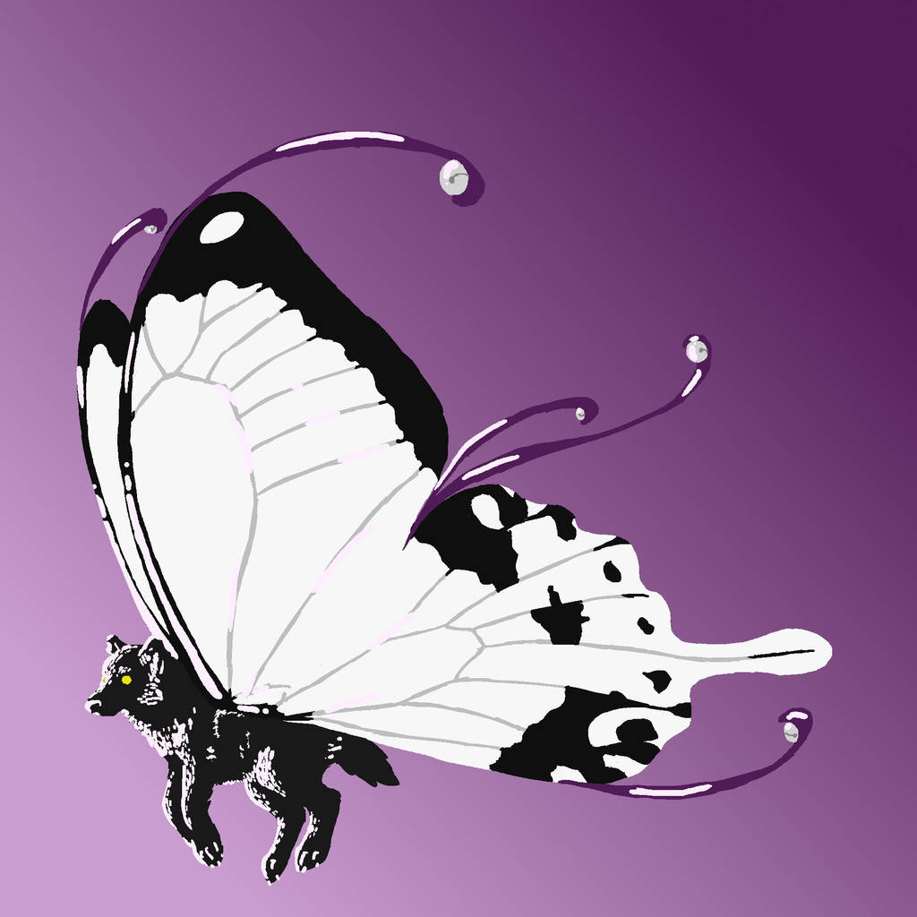 Wolf Butterfly by Dragimal