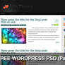 Free Jillz Wordpress theme PSD