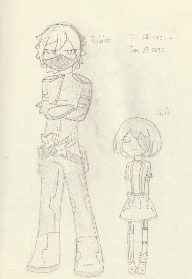 Deviantart Robber Robber and Girl by KiroLii on DeviantArt