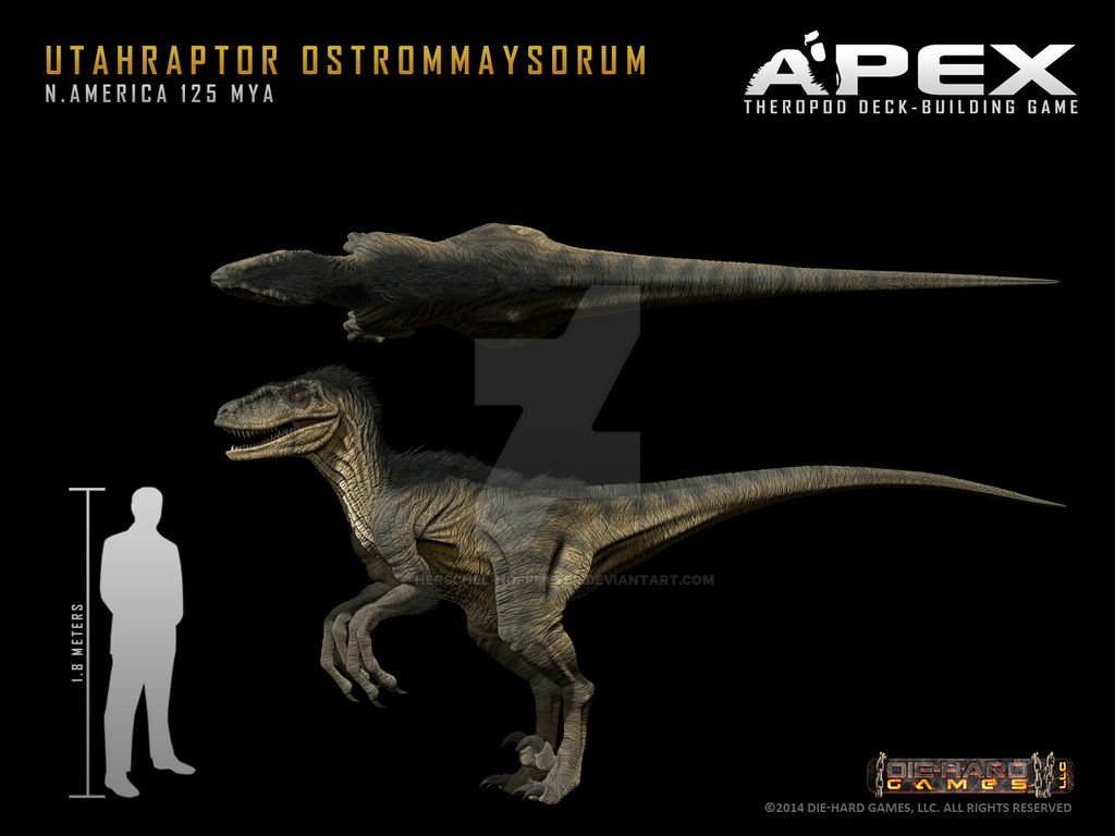 Utaraptor Utahraptor Ostrommaysorum by Herschel-Hoffmeyer on DeviantArt