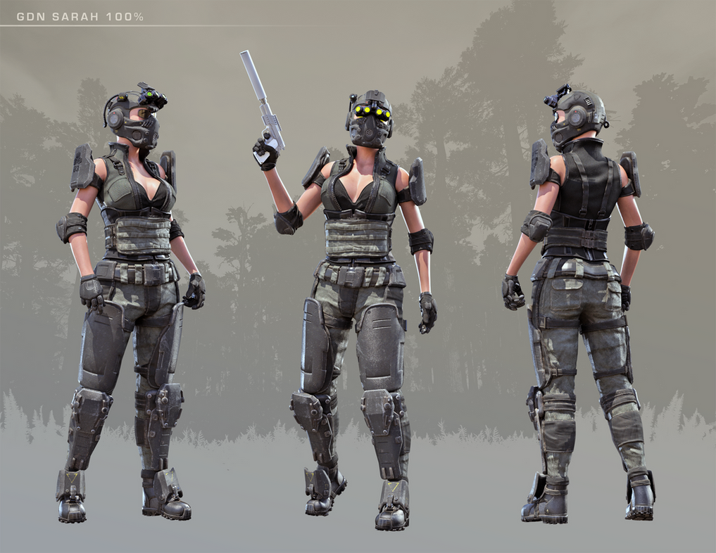 Tactical Assault Commando - Sarah by Herschel-Hoffmeyer on DeviantArt
