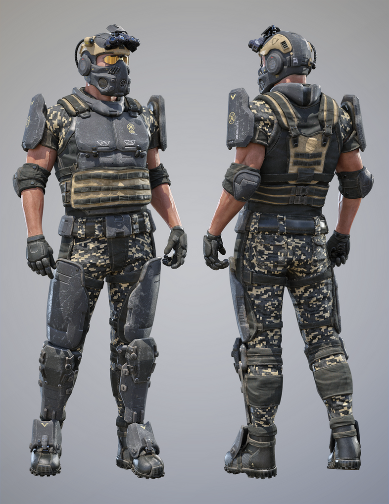 Tactical Assault Commando - Texture Set 3 by Herschel-Hoffmeyer on ...