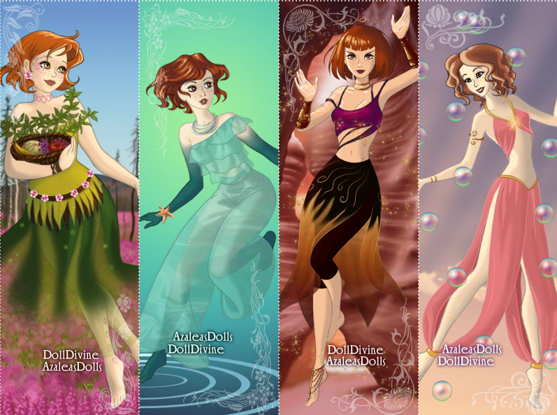 Four Elements - All Water by AzaleasDolls on DeviantArt