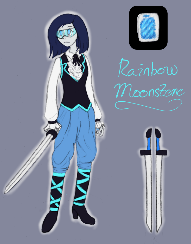 Gemsona - Rainbow Moonstone