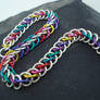 Rainbow Chainmail Bracelet