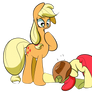 applebloom and AJ