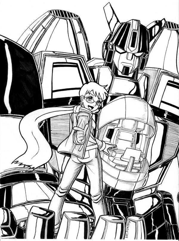 Super Robot and pilot