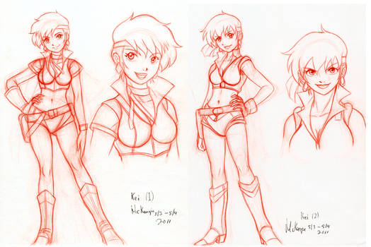 From the Vault: Kei re-design sheet